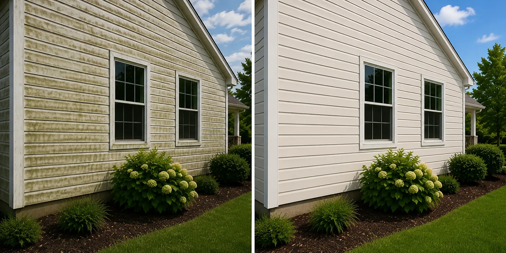 Pressure washing project