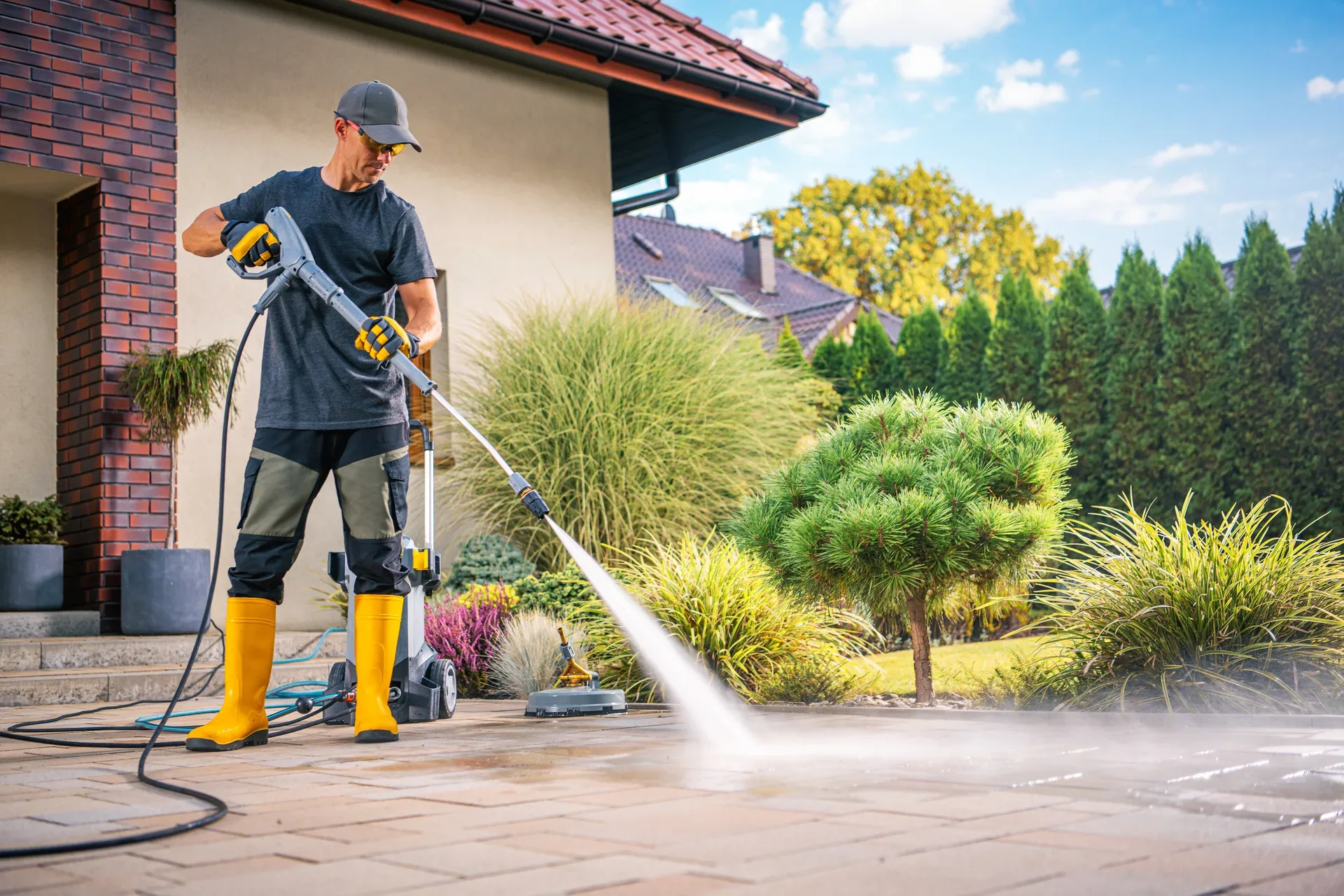 Residential exterior cleaning